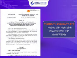 Toàn văn Thông tư 91/2026/TT-BTC hướng dẫn Nghị định 254/2026/NĐ-CP từ 01/7/2026 thông tư 91 2026 tt btc