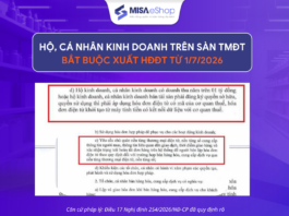 Quy định & Cách xuất hóa đơn cho hộ, cá nhân kinh doanh trên sàn TMĐT từ 01/07/2026 Cá nhân kinh doanh bắt buộc xuất hóa đơn có mã cơ quan thuế từ 1/7/2026